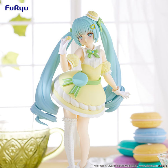Hatsune Miku Exceed Creative Figure -SweetSweets Series Macaroon Citron Color Ver.