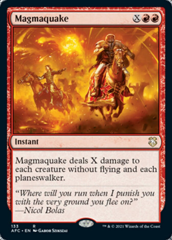 Magmaquake [Comandante de Dungeons &amp; Dragons: Aventuras en los Reinos Olvidados] 