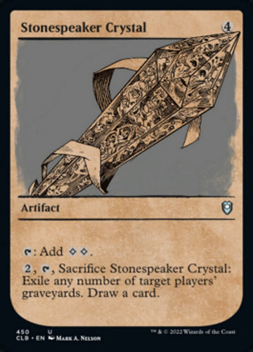 Cristal de Portavoz de Piedra (Escaparate) [Commander Legends: Battle for Baldur's Gate] 