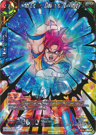 Son Goku, el amanecer de la divinidad (BT8-109) [Maquinaciones maliciosas] 