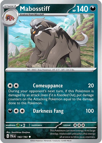 Mabosstiff (143/193) [Scarlet &amp; Violet: Paldea evolucionada] 