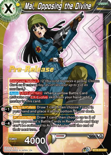 Mai, oponiéndose a lo divino (BT16-073) [Promociones de prelanzamiento de Realm of the Gods] 