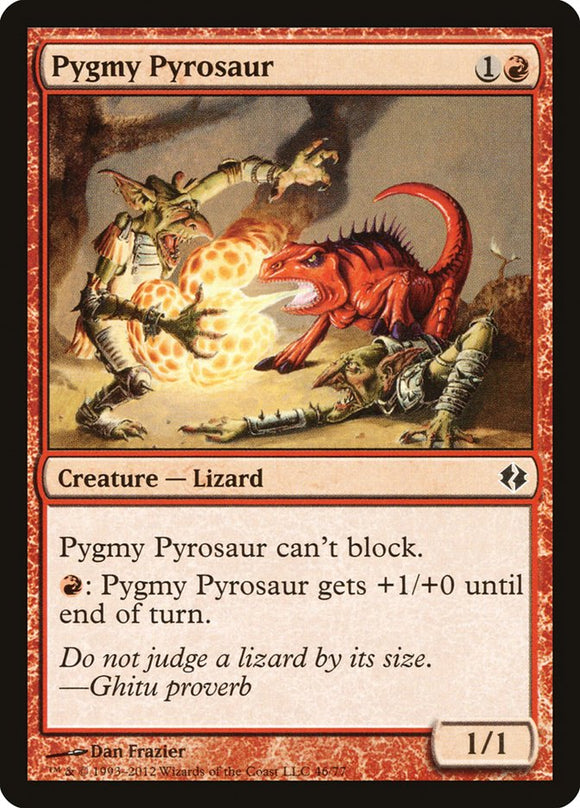 Pirosaurio pigmeo [Duel Decks: Venser vs. Koth] 