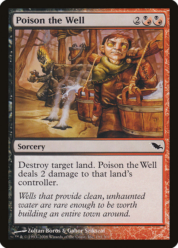 Envenenar el pozo [Shadowmoor] 