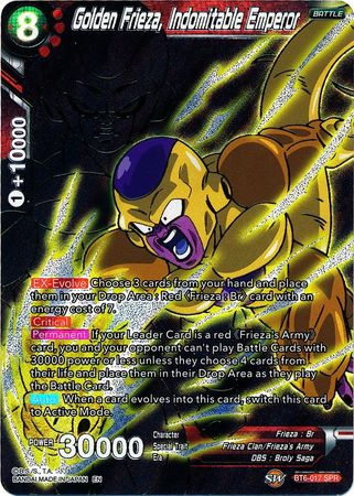 Freezer Dorado, Emperador Indomable (SPR) (BT6-017) [Reyes Destructores] 