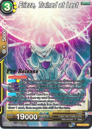 Freezer, finalmente entrenado (BT12-101) [Promociones previas al lanzamiento de Vicious Rejuvenation] 