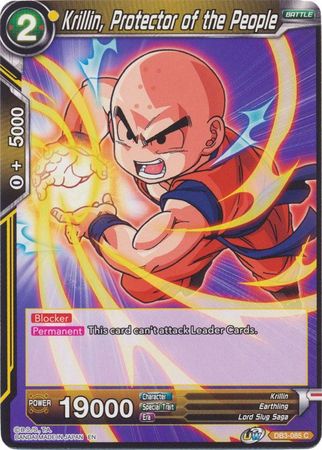 Krillin, protector del pueblo (DB3-085) [Fuerza gigante] 