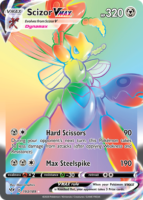 Scizor VMAX (193/189) [Espada y escudo: oscuridad en llamas] 