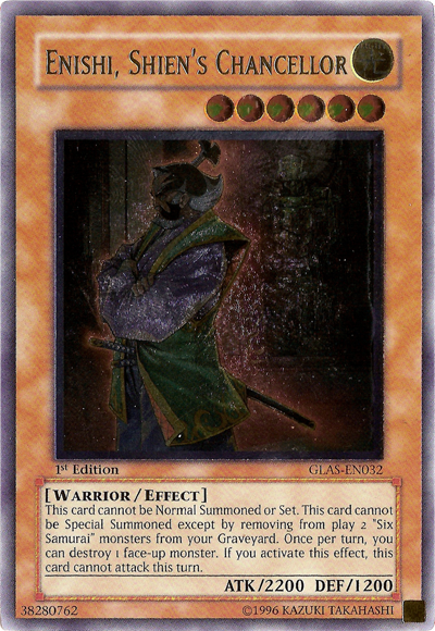 Enishi, canciller de Shien [GLAS-EN032] Ultimate Rare 