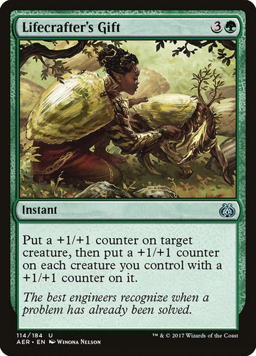 Lifecrafter's Gift [Aether Revolt]