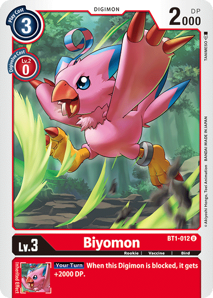 Biyomon [BT1-012] [Lanzamiento de la versión especial Booster 1.0] 