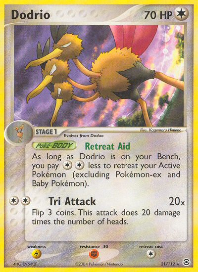 Dodrio (21/112) [EX: Rojo Fuego y Verde Hoja] 