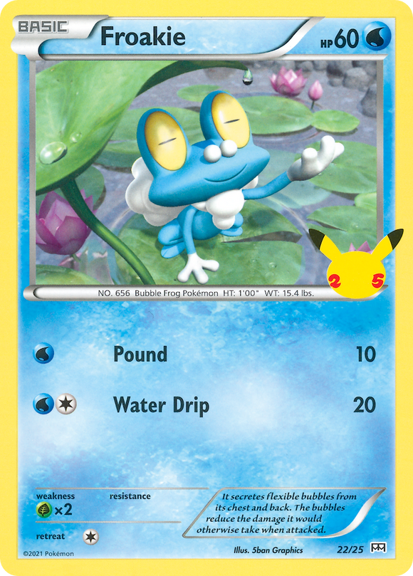 Froakie (22/25) [25.º aniversario de McDonald's] 