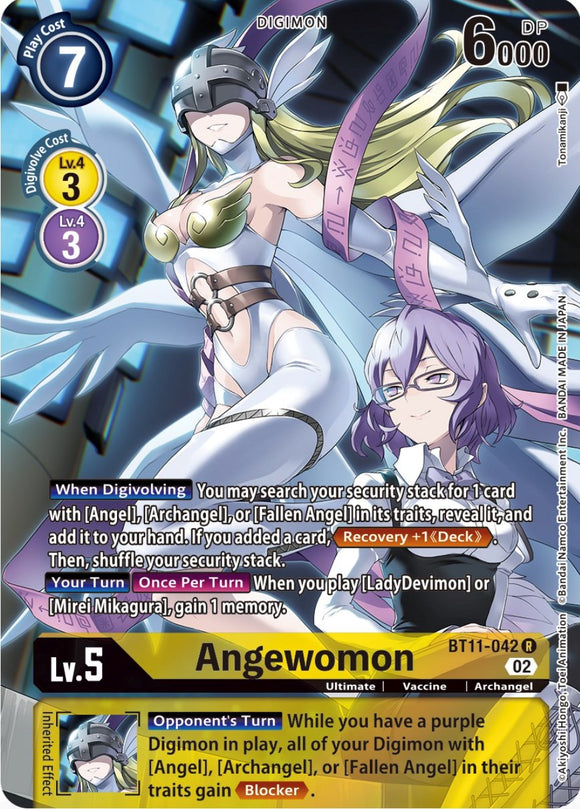 Angewomon [BT11-042] (Arte alternativo) [Fase dimensional] 