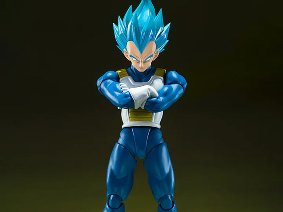 Dragon Ball Super S.H.Figuarts Super Saiyan God Super Saiyan Vegeta (Unwavering Saiyan Pride) Action Figure