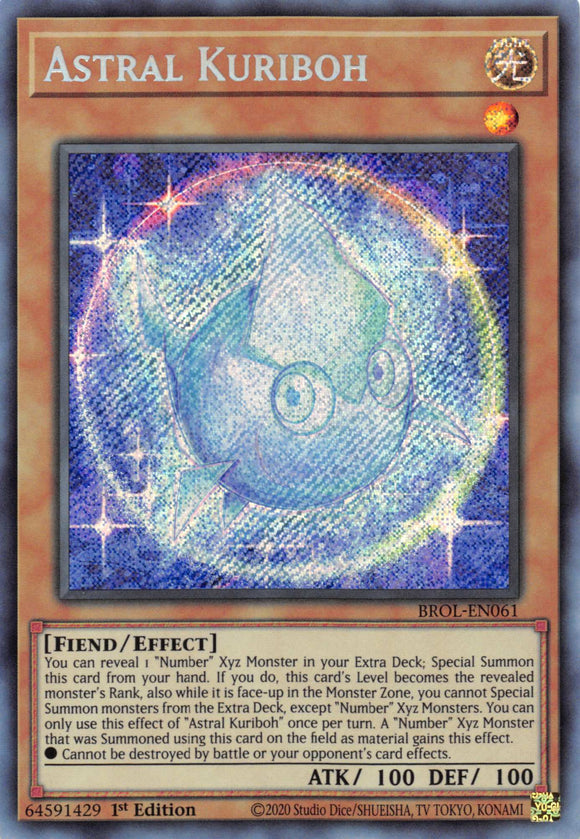 Kuriboh Astral [BROL-EN061] Secreto Raro 