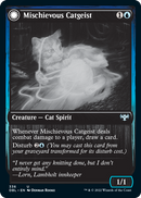 Mischievous Catgeist // Catlike Curiosity [Innistrad: Double Feature]-1