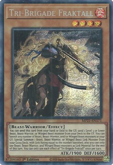 Tri-Brigade Fraktall [MP21-EN171] Secreto Prismático Raro 