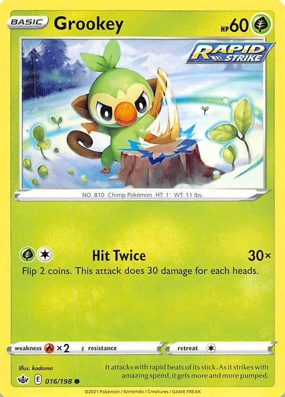 Grookey (016/198) [Espada y escudo: reinado escalofriante] 