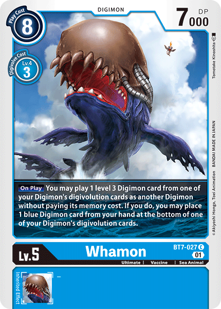 Whamon [BT7-027] [Próxima aventura] 