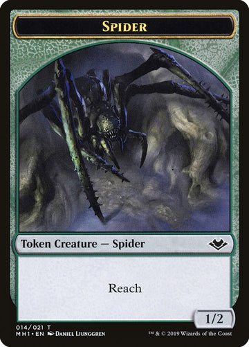 Bird (003) // Spider (014) Double-Sided Token [Modern Horizons Tokens] - 0