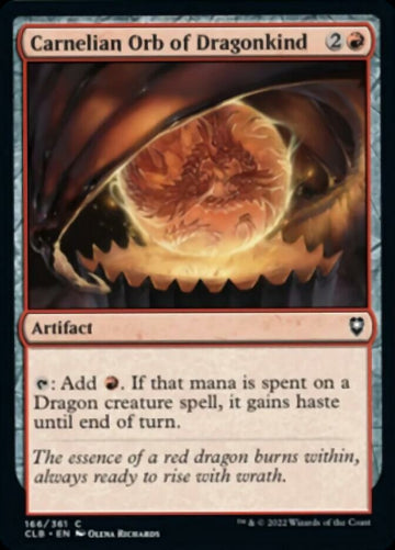 Orbe de cornalina de los dragones [Commander Legends: Battle for Baldur's Gate] 