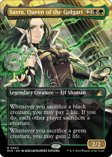 Savra, reina de los Golgari (Anime sin fronteras) [Ravnica Remastered] 