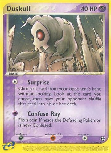Duskull (61/100) [EX: Tormenta de arena] 