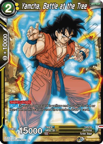 Yamcha, batalla en el árbol (BT15-102) [Duelo de los Saiyans] 