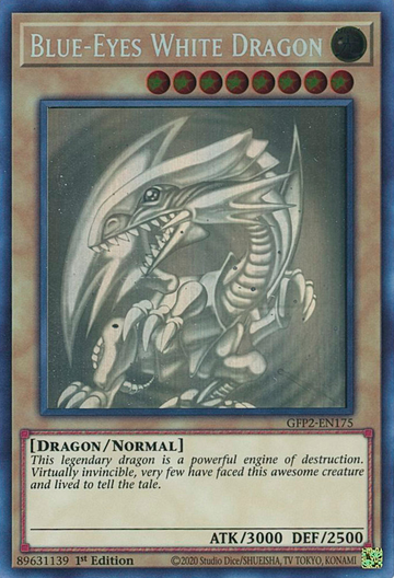 Dragón blanco de ojos azules [GFP2-EN175] Fantasma raro 