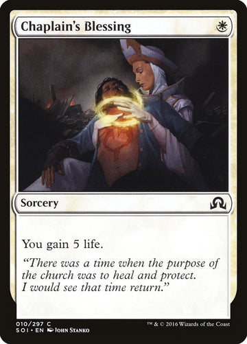 Bendición del capellán [Sombras sobre Innistrad] 