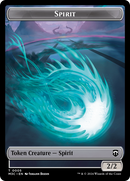 Eldrazi (Ripple Foil) // Spirit Double-Sided Token [Modern Horizons 3 Commander Tokens]-2