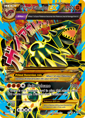Groudon primigenio EX (97/98) [XY: Orígenes antiguos] 
