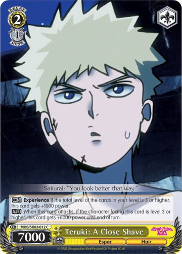 Teruki: Un afeitado apurado (MOB/SX02-012 C) [Mob Psycho 100] 