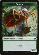 Human Soldier // Spider Double-Sided Token [Theros Beyond Death Tokens]-2