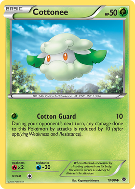 Cottonee (10/98) [Blanco y negro: Potencias emergentes] 