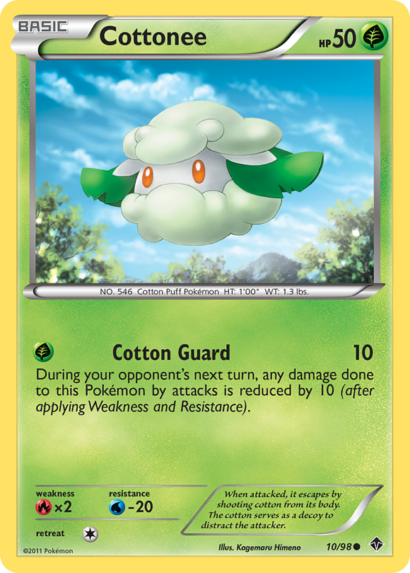 Cottonee (10/98) [Blanco y negro: Potencias emergentes] 