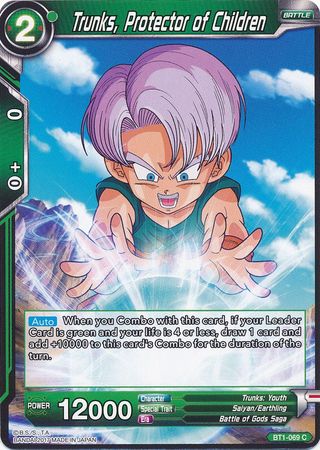 Trunks, protector de los niños (BT1-069) [Batalla Galáctica] 