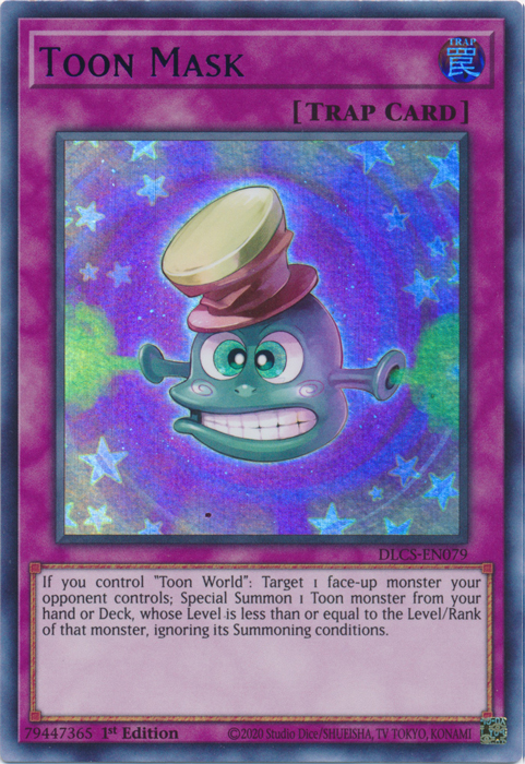 Máscara de Toon (azul) [DLCS-EN079] Ultra rara 