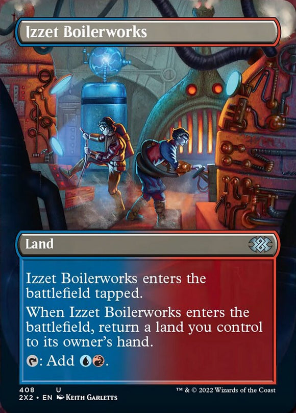 Calderería Izzet (arte alternativo sin bordes) [Double Masters 2022] 