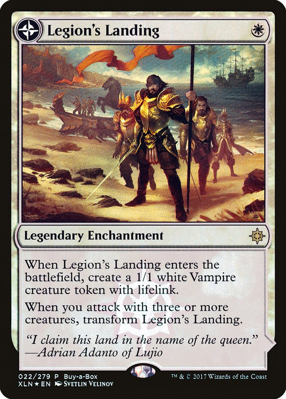 Desembarco de la Legión // Adanto, el primer fuerte (Comprar una caja) [Cofre del tesoro de Ixalan] 