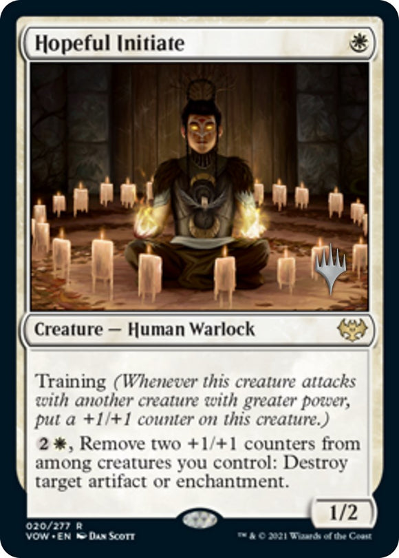 Iniciado esperanzado (paquete promocional) [Promociones de Innistrad: Crimson Vow] 
