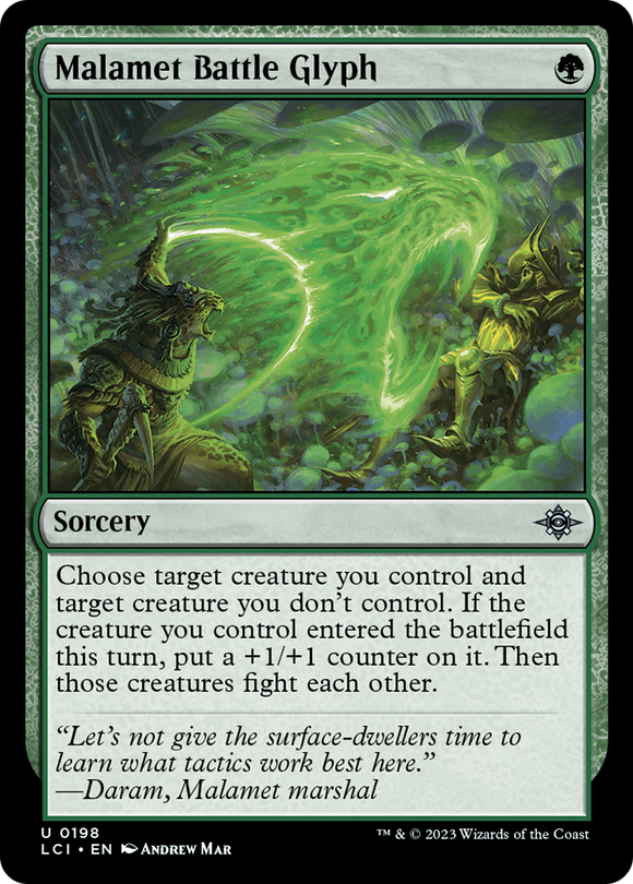 Glifo de batalla de Malamet [Las cavernas perdidas de Ixalan] 