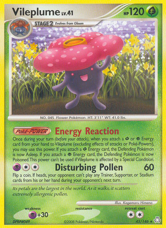 Vileplume (45/146) [Diamante y Perla: Leyendas despertadas] 