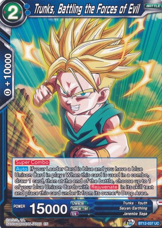 Trunks, luchando contra las fuerzas del mal (BT12-037) [Rejuvenecimiento vicioso] 