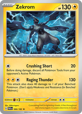 Zekrom (066/182) [Scarlet &amp; Violet: Grieta de la paradoja] 