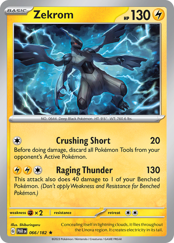 Zekrom (066/182) [Scarlet &amp; Violet: Grieta de la paradoja] 
