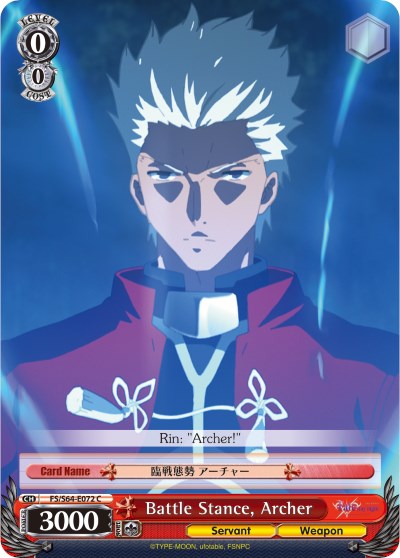 Battle Stance, Archer (FS/S64-E072 C) [Fate/Stay Night [Heaven's Feel]]