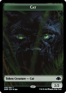 Goblin // Cat (008) Double-Sided Token [Dominaria Remastered Tokens]-2