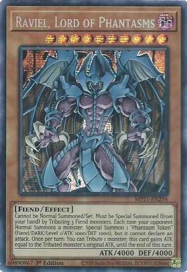 Raviel, Señor de los Fantasmas [MP21-EN254] Prismático Secreto Raro 